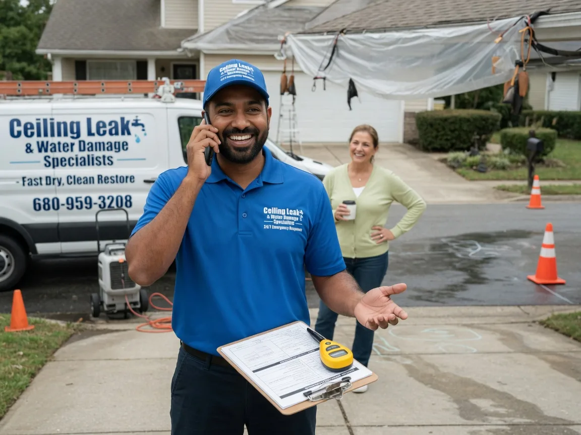 Ceiling Leak Cleanup Rockwell City, IA FAQs